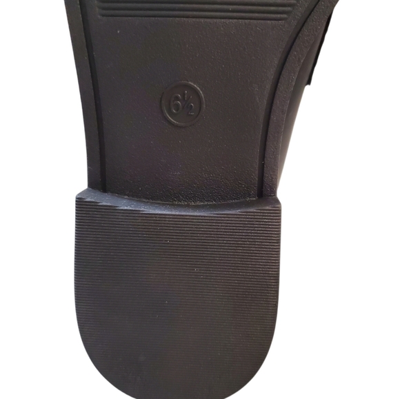 Free Assembly Loafers Womens 6.5 Black White Heart-Embellished Two-Tone Penny - Picture 11 of 11